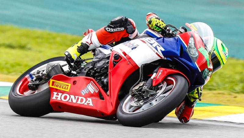 Piloto hamburguense no Brasileiro de motovelocidade em Interlagos