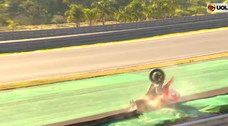Piloto hamburguense no Brasileiro de motovelocidade em Interlagos