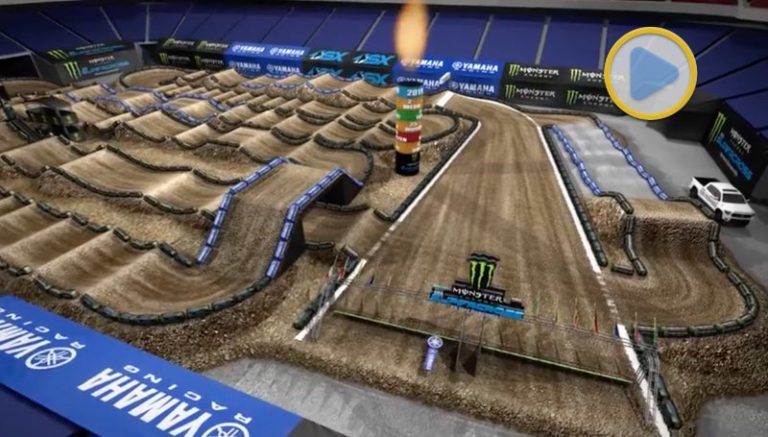 Houston Supercross - Animated Track Map