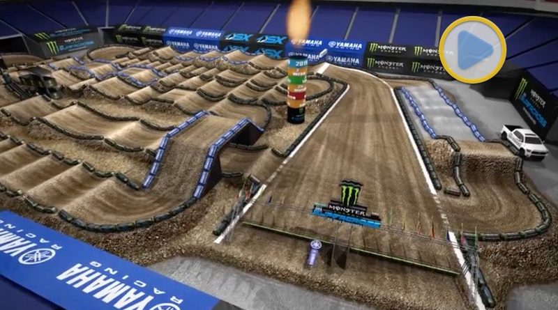 Houston Supercross - Animated Track Map