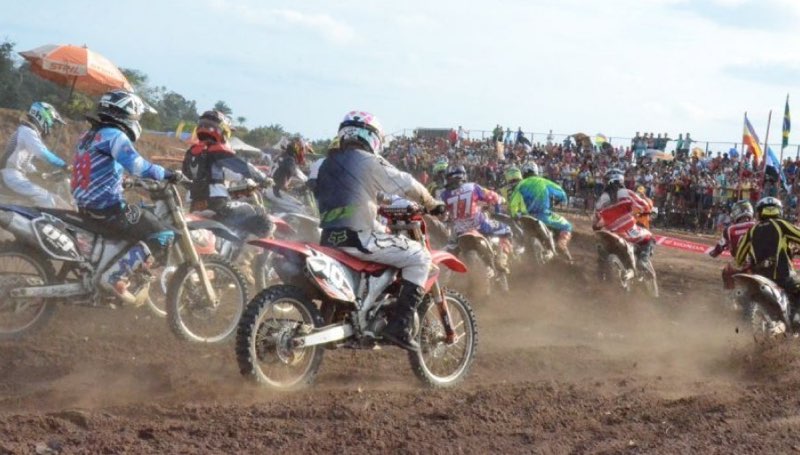 Corrida das Mini motos teve disputa do inicio até a bandeirada