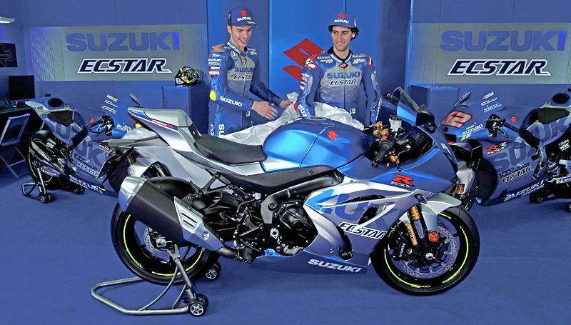 Suzuki mostra cores de suas GSX-RR para MotoGP 2022