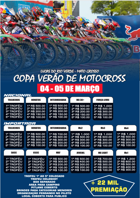 Calendário esportivo: Viva Motocross chega à 11ª edição e vai