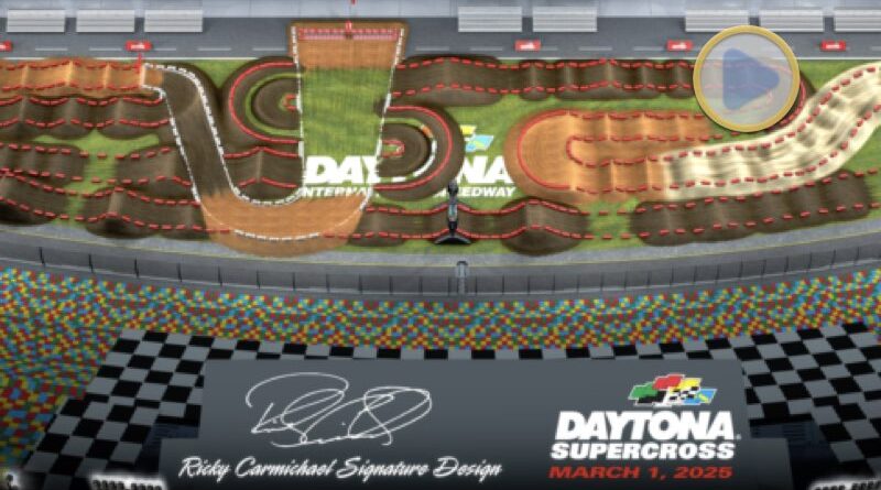 VÍDEO: Conheça a pista de Daytona, 8ª etapa do AMA Supercross 2025