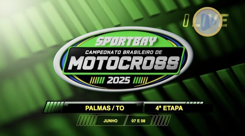 VÍDEO: Assista AO VIVO a 4ª etapa do Brasileiro de Motocross direto de Palmas, TO