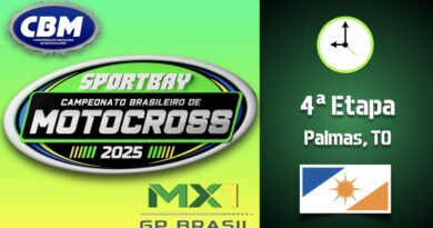 BRASILEIRO DE MOTOCROSS: Confira os horários da 4ª etapa em Palmas, TO