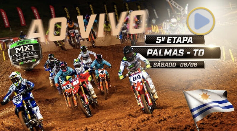 VÍDEO: Assista AO VIVO a 5ª etapa do Brasileiro de Motocross direto de Palmas/TO