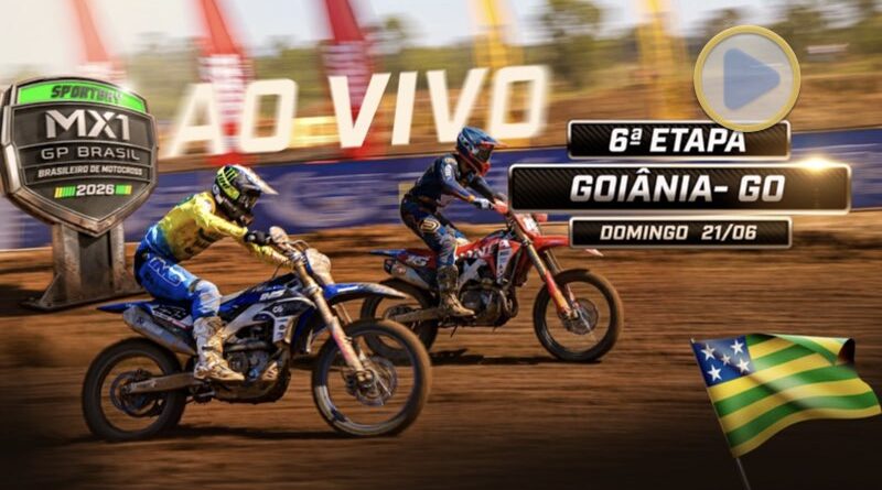 VÍDEO: Assista AO VIVO a 6ª etapa do Brasileiro de Motocross direto de Goiânia/GO