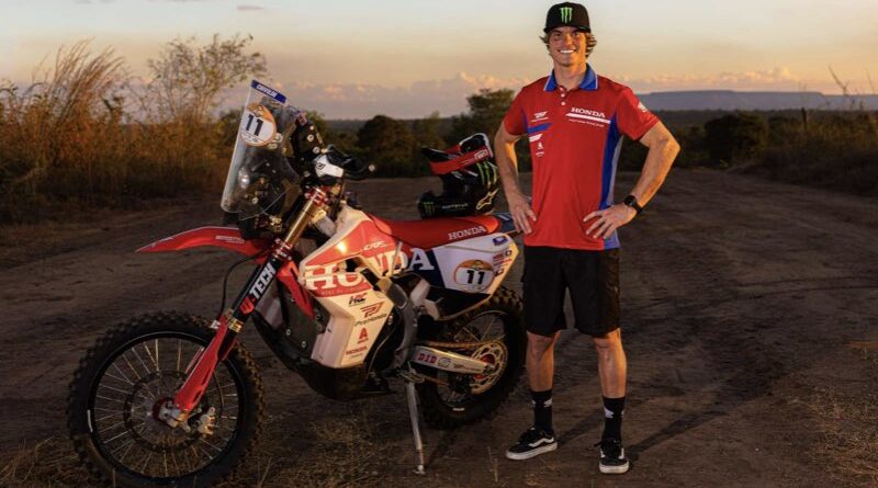 Bruno Crivilin, da Honda Racing, defende liderança do Brasileiro de Rally Raid no Paraná