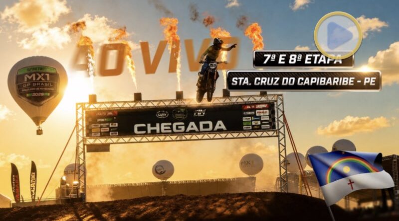 VÍDEO: Assista AO VIVO a 7ª e 8ª etapas do Brasileiro de Motocross direto de Santa Cruz do Capibaribe/PE