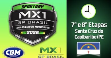 BRASILEIRO DE MOTOCROSS: Confira os horários da 7ª e  8ª etapas em Santa Cruz do Capibaribe/PE