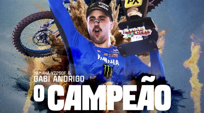Gabi Andrigo é campeão da categoria AX2 do Arena Cross Brasil 2026