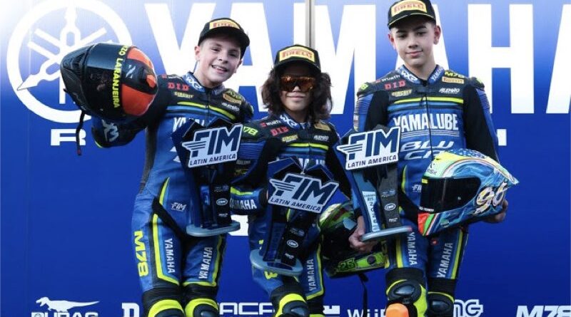 Cauã Santos vence a quarta etapa do Yamaha R15 BLU CRU América Latina em Interlagos