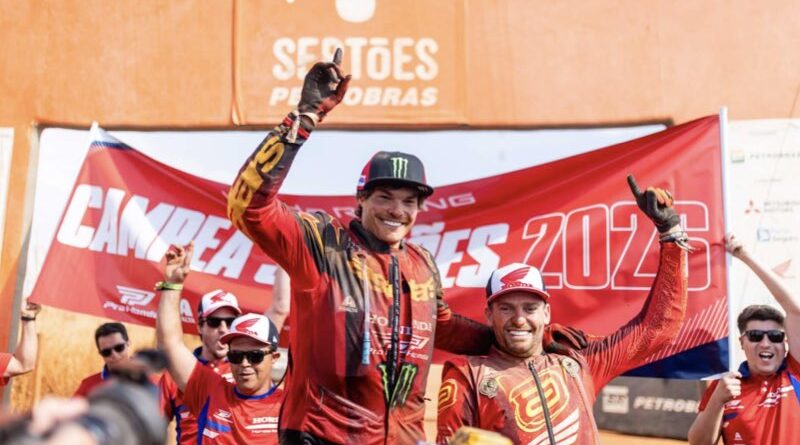 Honda comemora 12° título do Sertões com Bruno Crivilin e vitórias em três categorias
