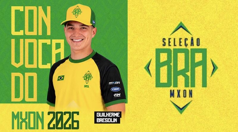 Guilherme Bresolin é o novo titular da MX2 da Seleção Brasileira no MX das Nações 2026