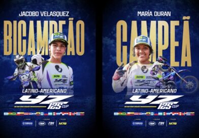 Jacobo Velásquez e María René são campeões do Latino-Americano de Motocross YZ125 Cup 2026
