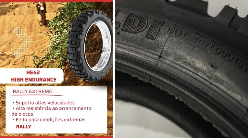 Rinaldi conquista certificação DOT para pneus HE40 e amplia reconhecimento internacional de sua linha de Enduro