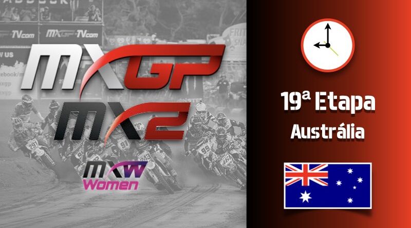 MUNDIAL DE MOTOCROSS: Confira os horários da 19ª etapa na Austrália