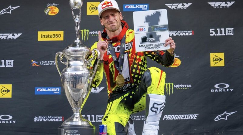 AMA SUPERCROSS: Ken Roczen confirma retorno em 2027 para defender o título